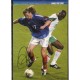Signed picture of the French footballer Emmanuel Petit. 